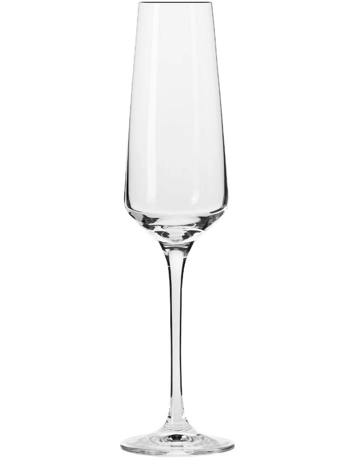 Avant Garde Champagne Flute 200ml Set of 6 in Clear image 2