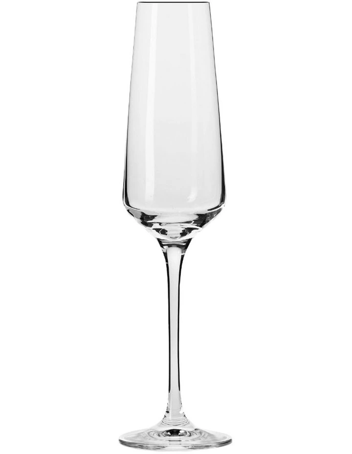 Avant Garde Champagne Flute 200ml Set of 6 in Clear image 2