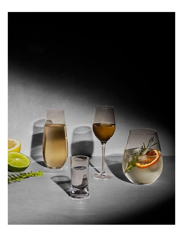 Harmony Stemless Flute Glasses 250ml Set of 6 Gift Boxed image 3