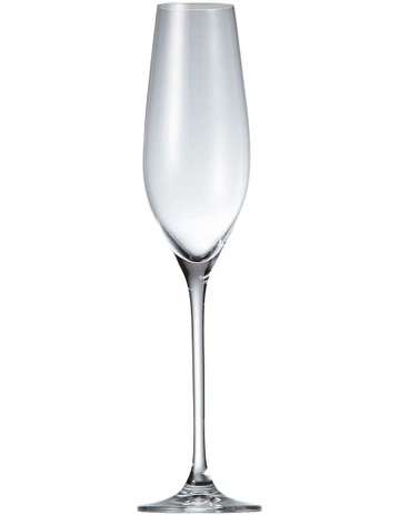 Cuvee Champagne Flute Set of 6 210ml in Clear