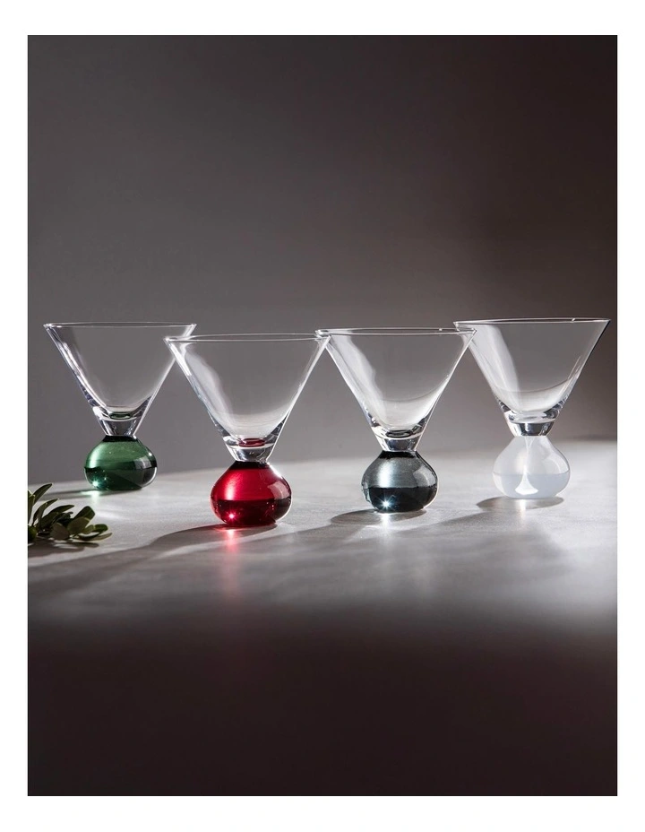Zephyr Martini Glass 2 Pack in White image 2