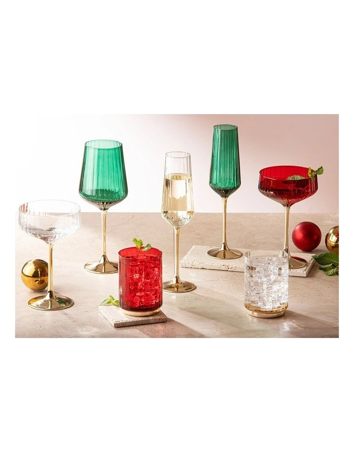 Valentina Coupe Glass 2 Pack in Clear image 3