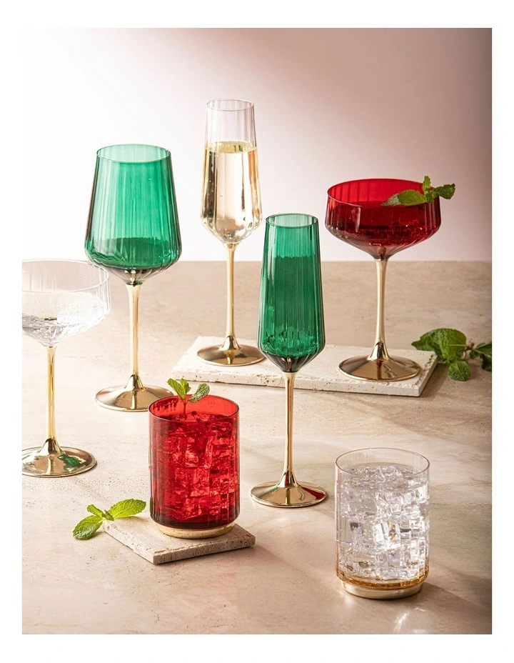 Valentina Coupe Glass 2 Pack in Clear image 4