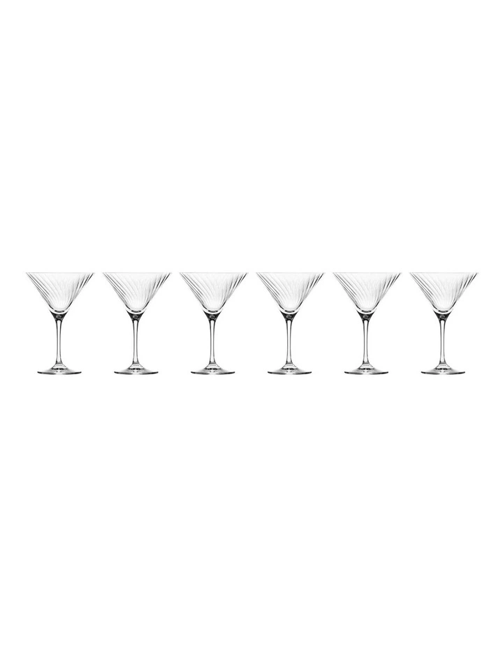 Avant Garde Lumi Martini Set of 6 in Clear image 1