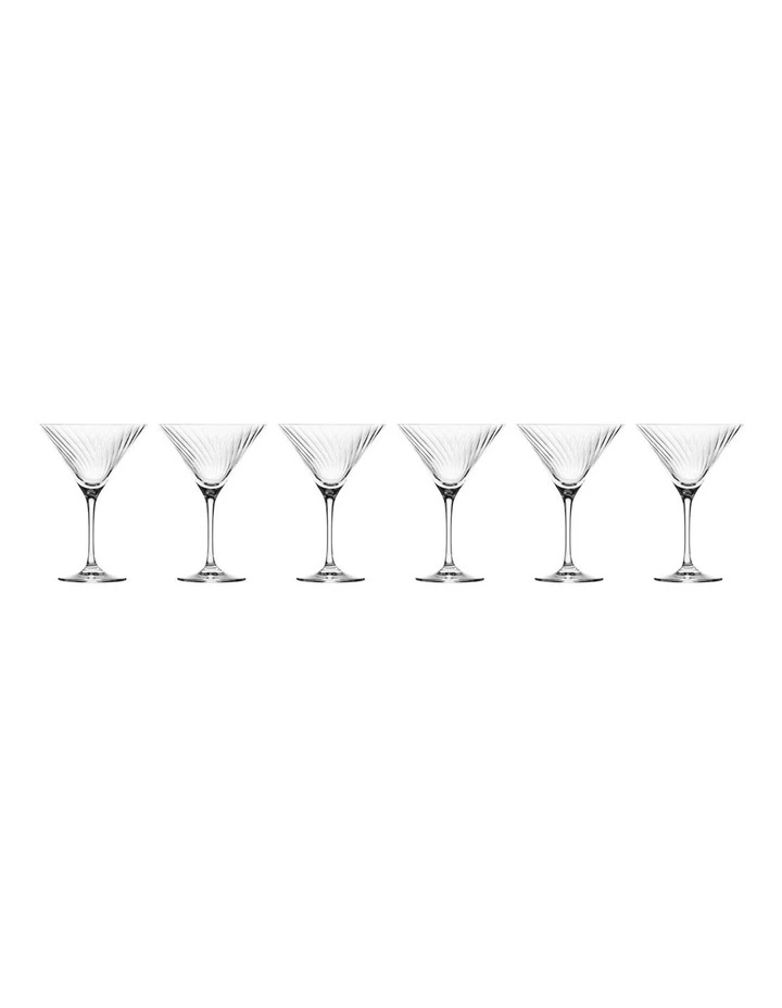 Avant Garde Lumi Martini Set of 6 in Clear image 1