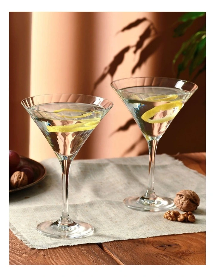 Avant Garde Lumi Martini Set of 6 in Clear image 4