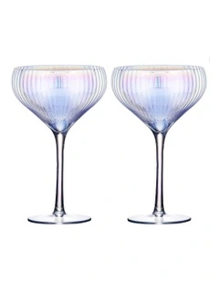 Thalia Opal Cocktail Glass 2 Pack in Opal