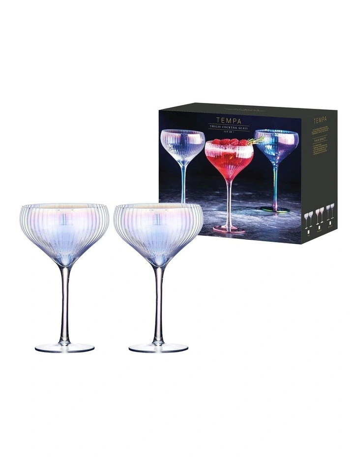 Thalia Opal Cocktail Glass 2 Pack in Opal image 2