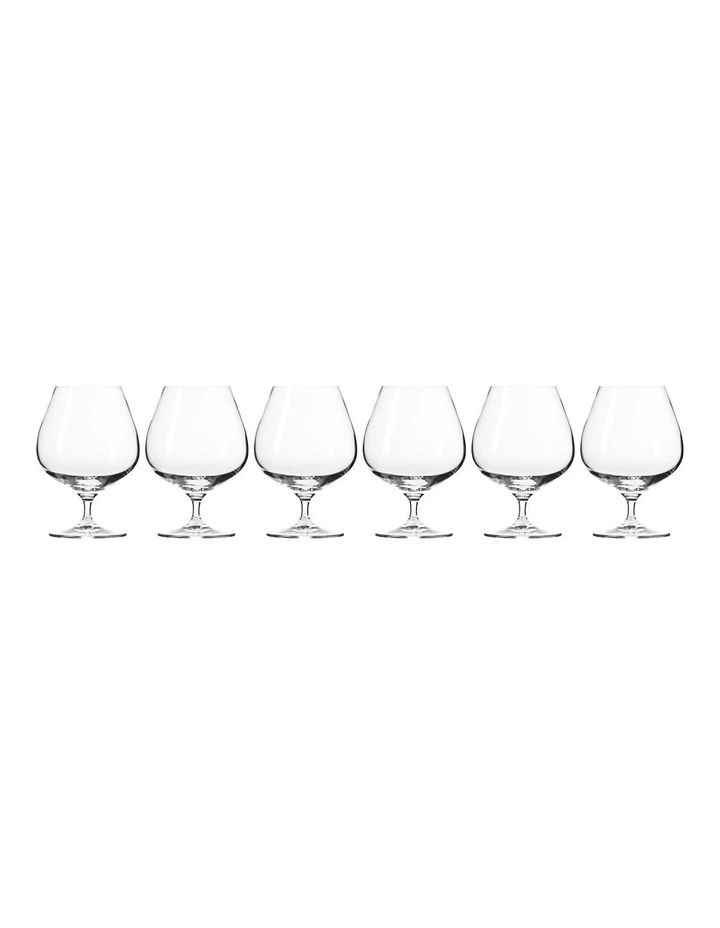 Harmony Cognac Glass 550Ml 6 Piece Gift Boxed in Clear image 1