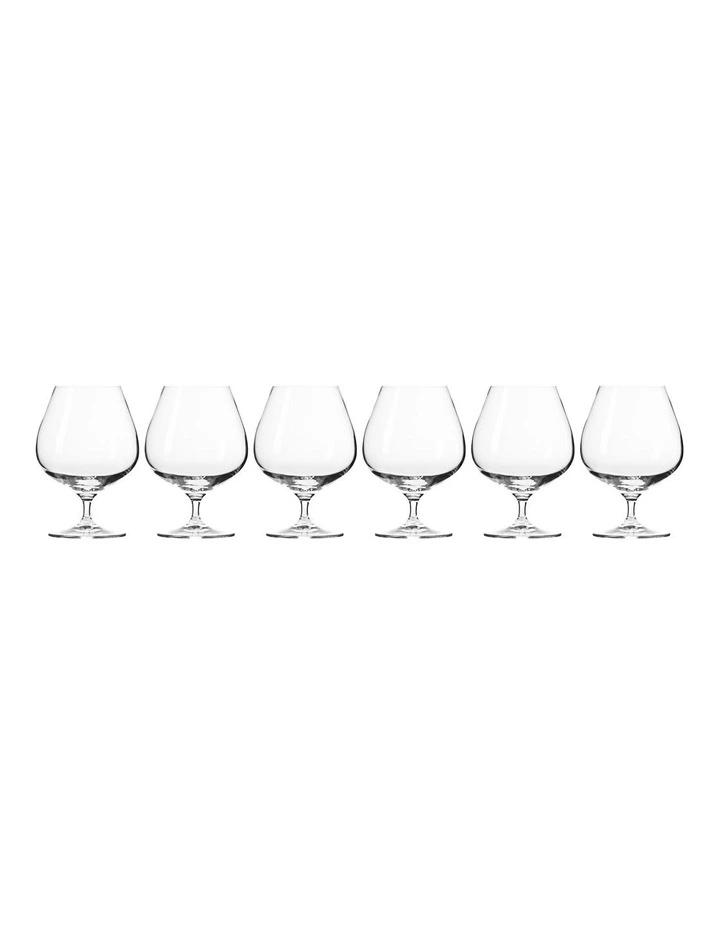 Harmony Cognac Glass 550Ml 6 Piece Gift Boxed in Clear image 1