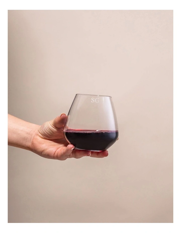 Nero Stemless Wine Glass Single With Gift Box image 3