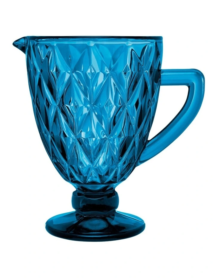 Deanna Glass Jug 1.1L Gift Boxed in Blue image 1
