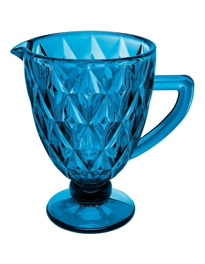 Deanna Glass Jug 1.1L Gift Boxed in Blue image 3