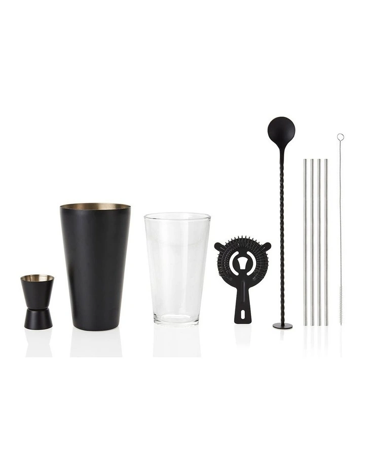 10 Piece Cocktail Set Black image 3