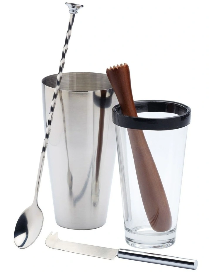 BarCraft 4 Piece Gift Boxed Mojito Cocktail Kit MYER