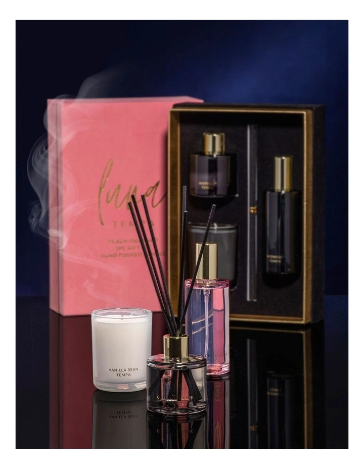 Luna Coconut & Lime Home Fragrance 3Pieces Gift Set in Brown image 3