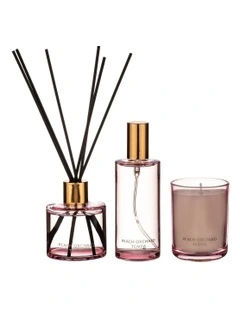 Luna Orchard Home Fragrance 3Pieces Gift Set in Peach