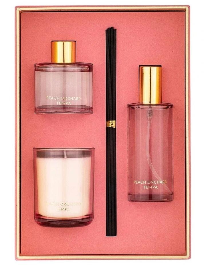 Luna Orchard Home Fragrance 3Pieces Gift Set in Peach image 2