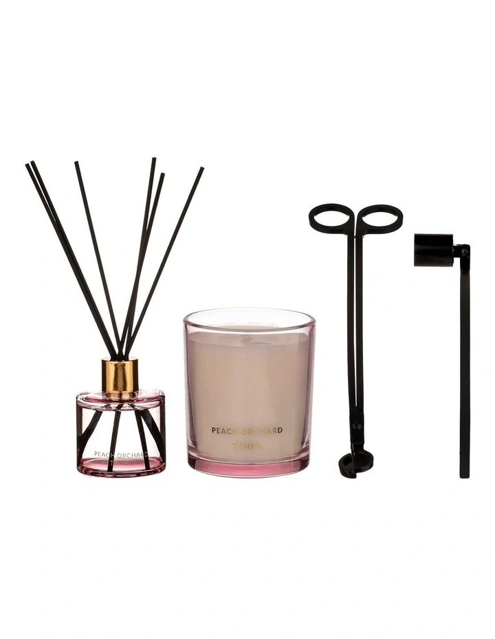 Luna Orchard Home Fragrance Complete Gift Set in Peach image 1