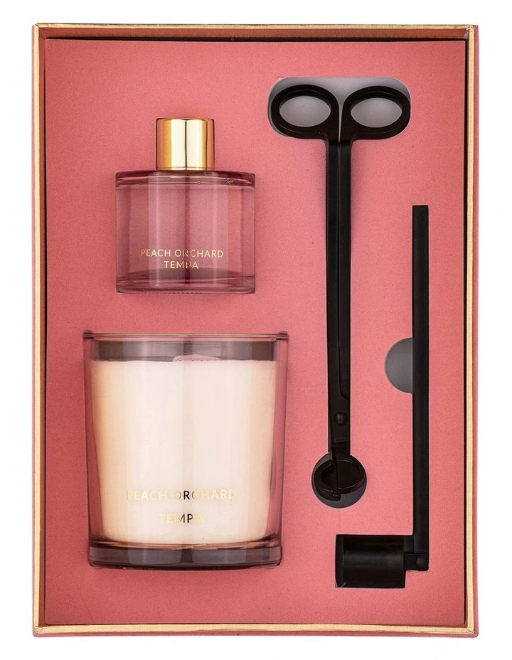 Luna Orchard Home Fragrance Complete Gift Set in Peach image 2