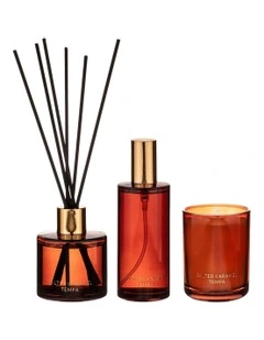 Luna Salted Home Fragrance 3Pieces Gift Set in Caramel