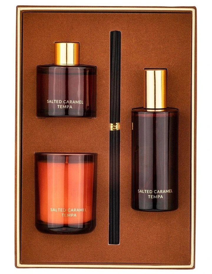Luna Salted Home Fragrance 3Pieces Gift Set in Caramel image 2