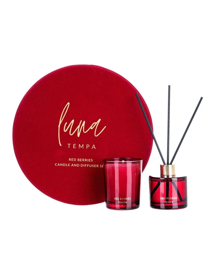 Luna Berries Home Fragrance Gift Set in Red image 1