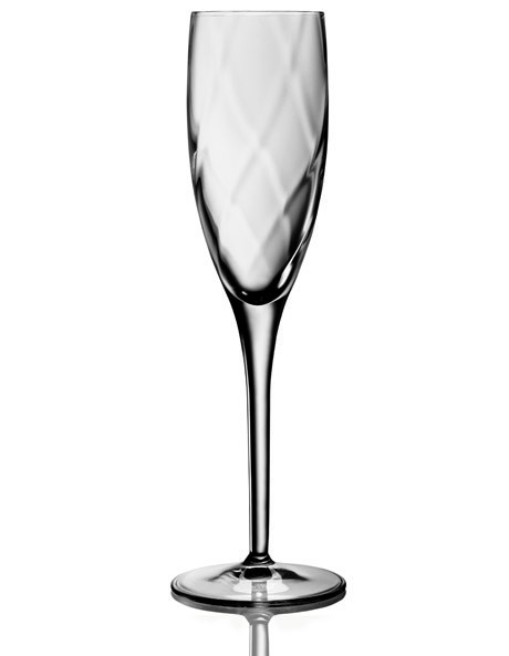 Canaletto Champagne Flute Set of 4 in Clear