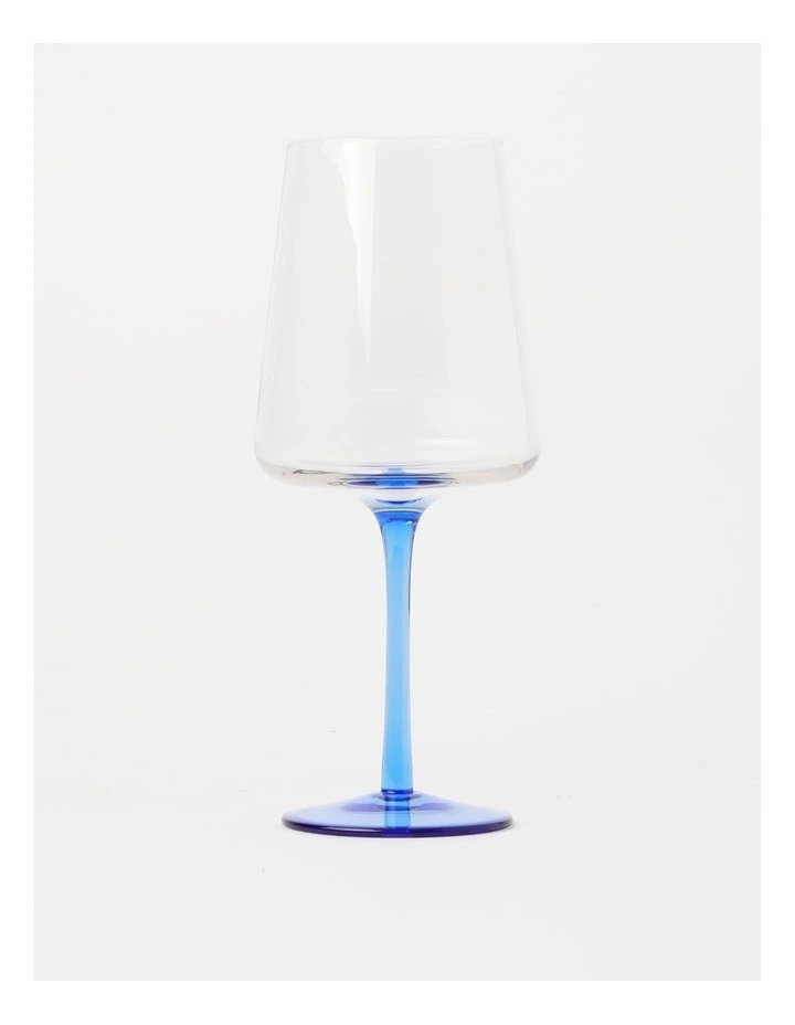 Jordan Wine Glass Set of 4 in Blue image 1