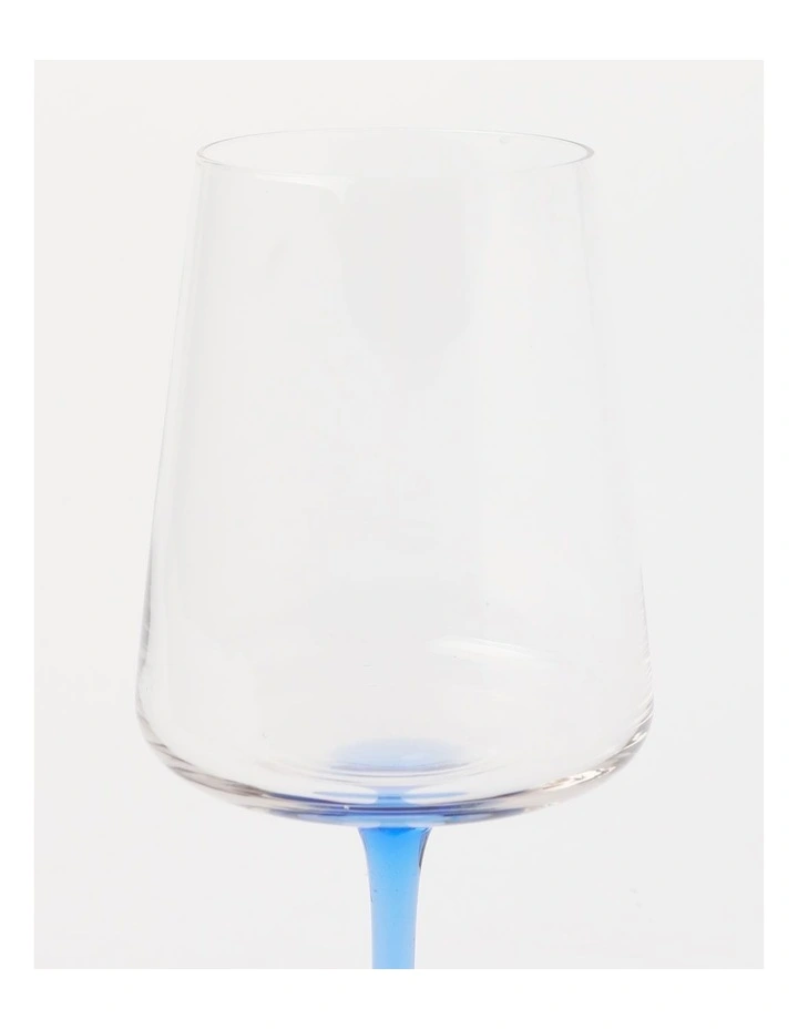 Jordan Wine Glass Set of 4 in Blue image 4