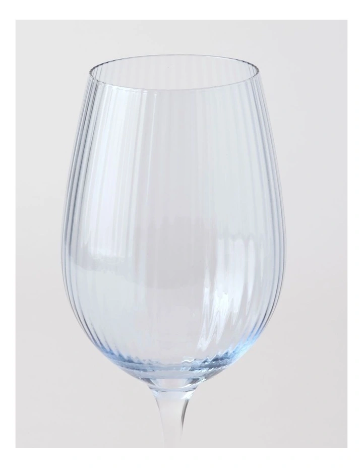 Mediterranean Wine Glass Set of 4 in Painted Colour image 3