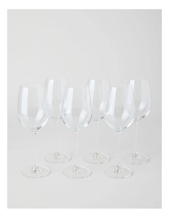 Red Wine Glass 510ml Set of 6 image 1