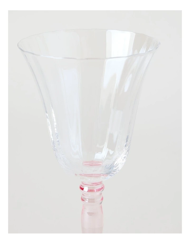 Maisie Wine Glass Set of 4 260ml in Pink image 5