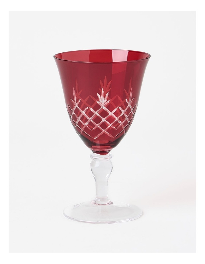 Heirloom Christmas Elouise Wine Glass Set of 4 270ml in Red image 3