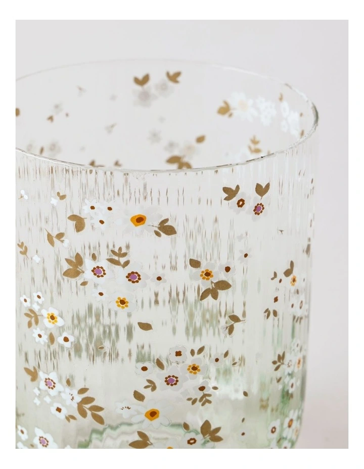 Jardin Floral Decal Tumbler 4pk in Green image 3