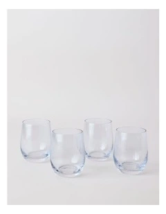 Mediterranean Tumbler Set of 4 in Painted Colour