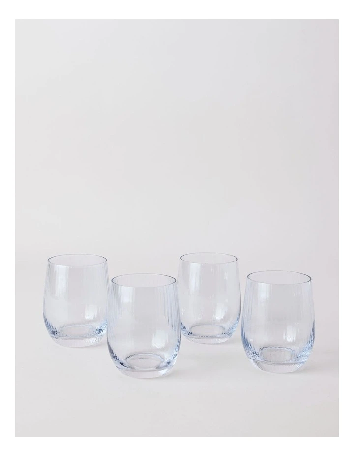 Mediterranean Tumbler Set of 4 in Painted Colour image 1