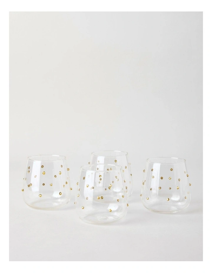 Celestial Tumbler Set of 4 in Clear image 1