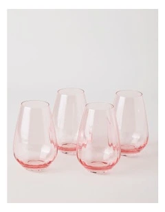Cordelia High Ball Set of 4 in Pink