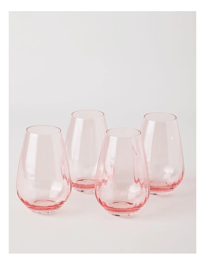 Cordelia High Ball Set of 4 in Pink image 1