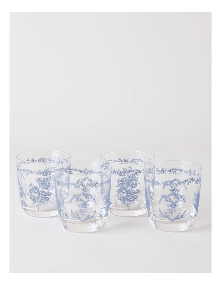 Mazarine Tumbler 250ml Set of 4 in Blue image 1