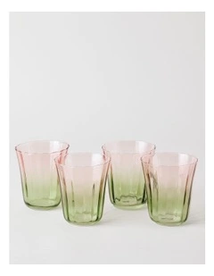 Tulips Tumbler Set of 4