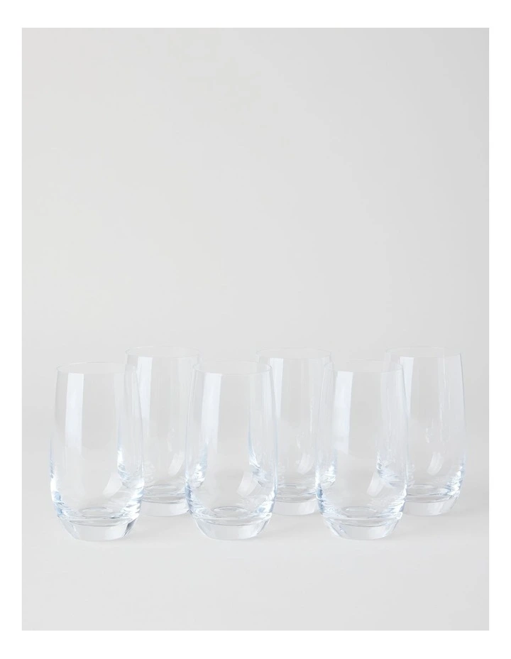 Highball Glasses 380ml Set of Six image 1