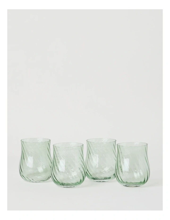 Clara Tumbler Set of 4 Green 320ml image 1