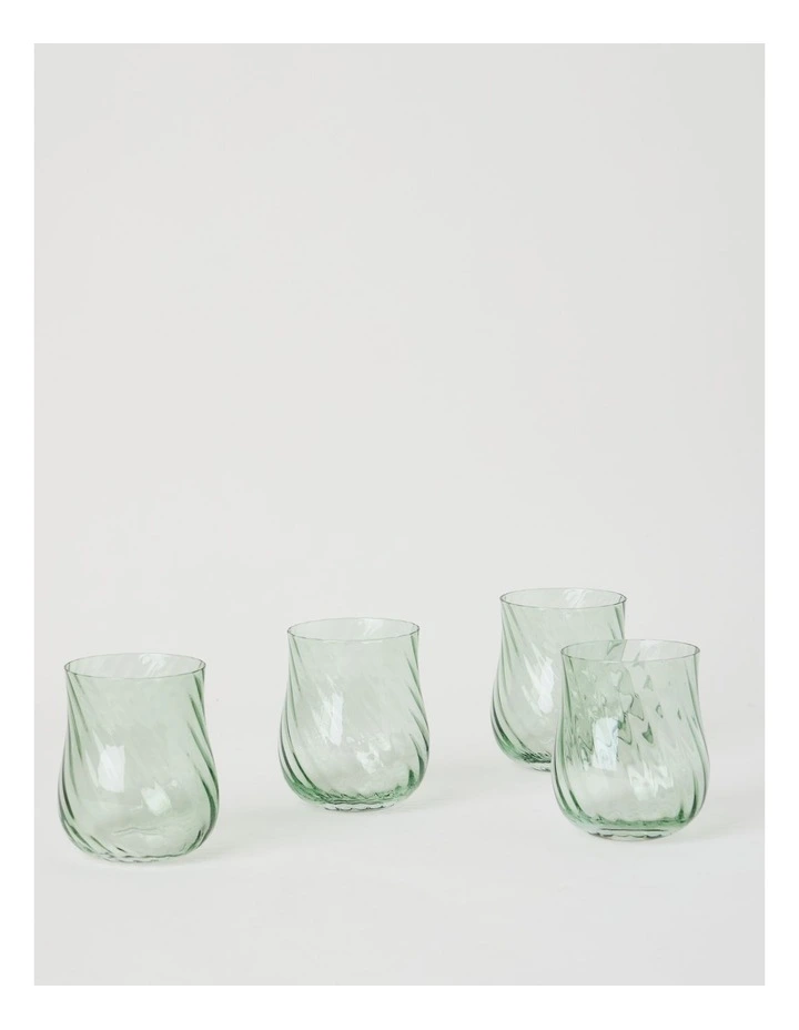 Clara Tumbler Set of 4 Green 320ml image 3