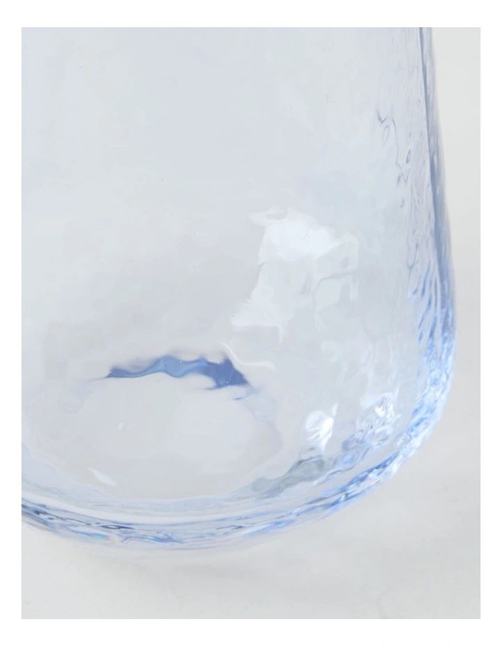 Blue Hammered Tumbler Set of 4 400ml image 4
