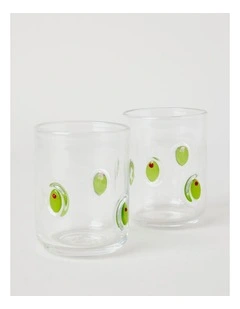 Icon Tumbler Olive Set of 2 330ml