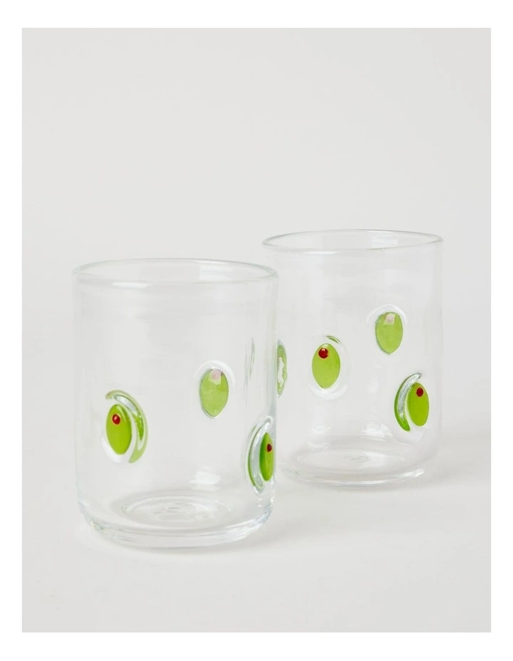 Icon Tumbler Olive Set of 2 330ml image 1