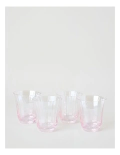 Maisie Tumbler Set of 4 320ml in Pink