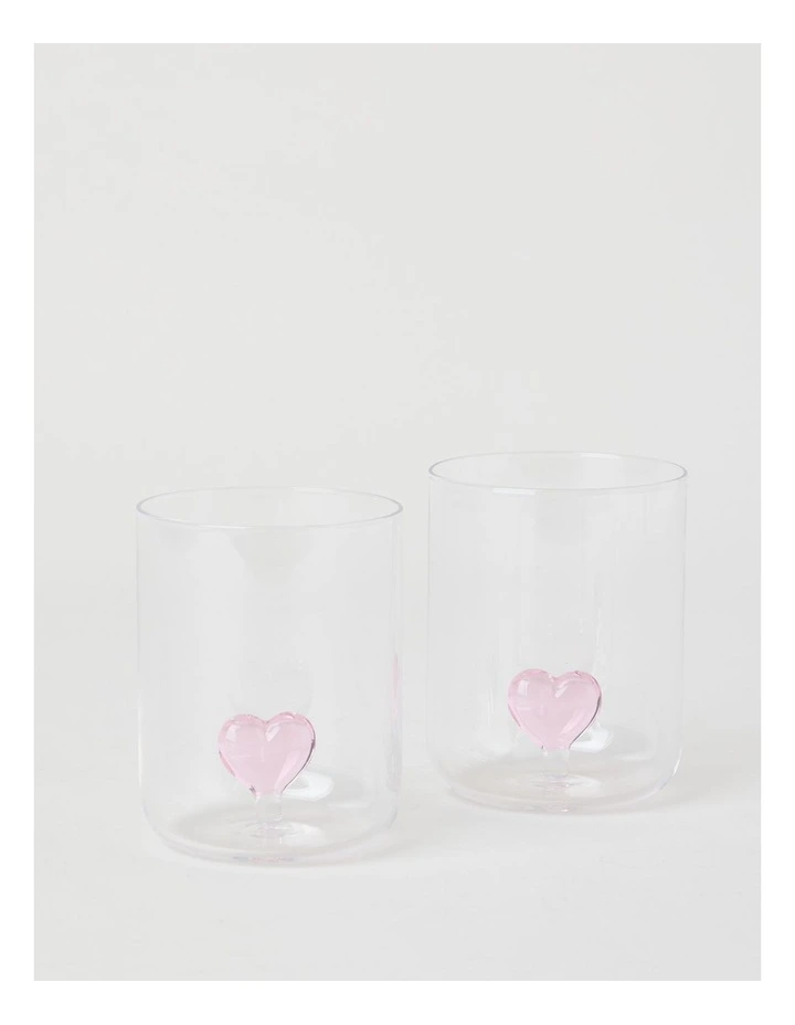 Icon Tumbler Heart Set of 2 420ml image 1